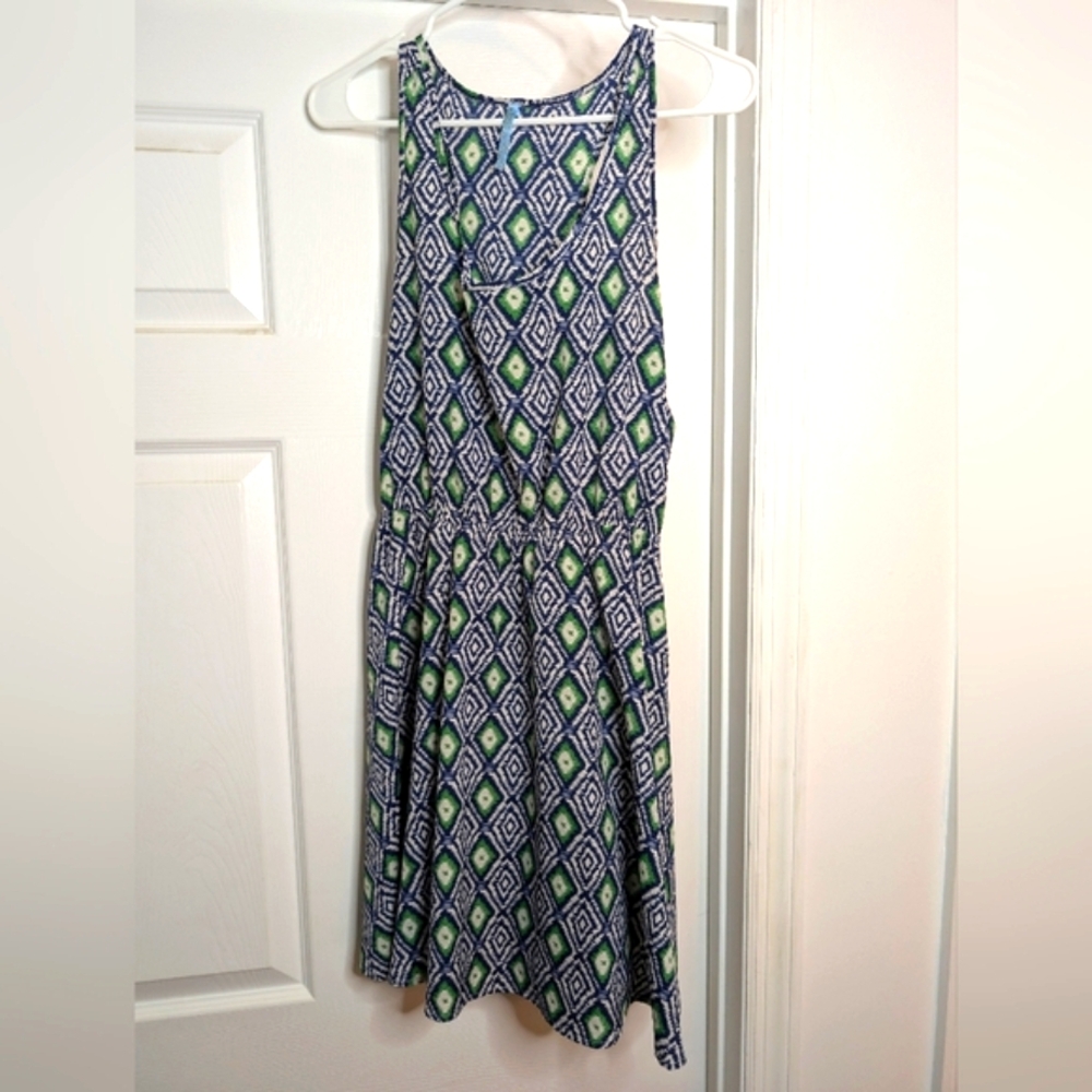 Moonlight Racerback Geometric Patterned Dress